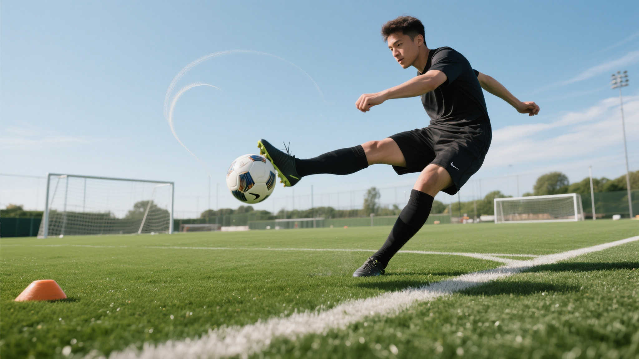 惊艳弧线！这球究竟如何踢出？